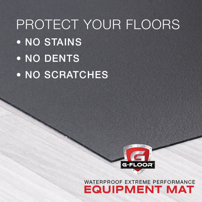 black equipment mat