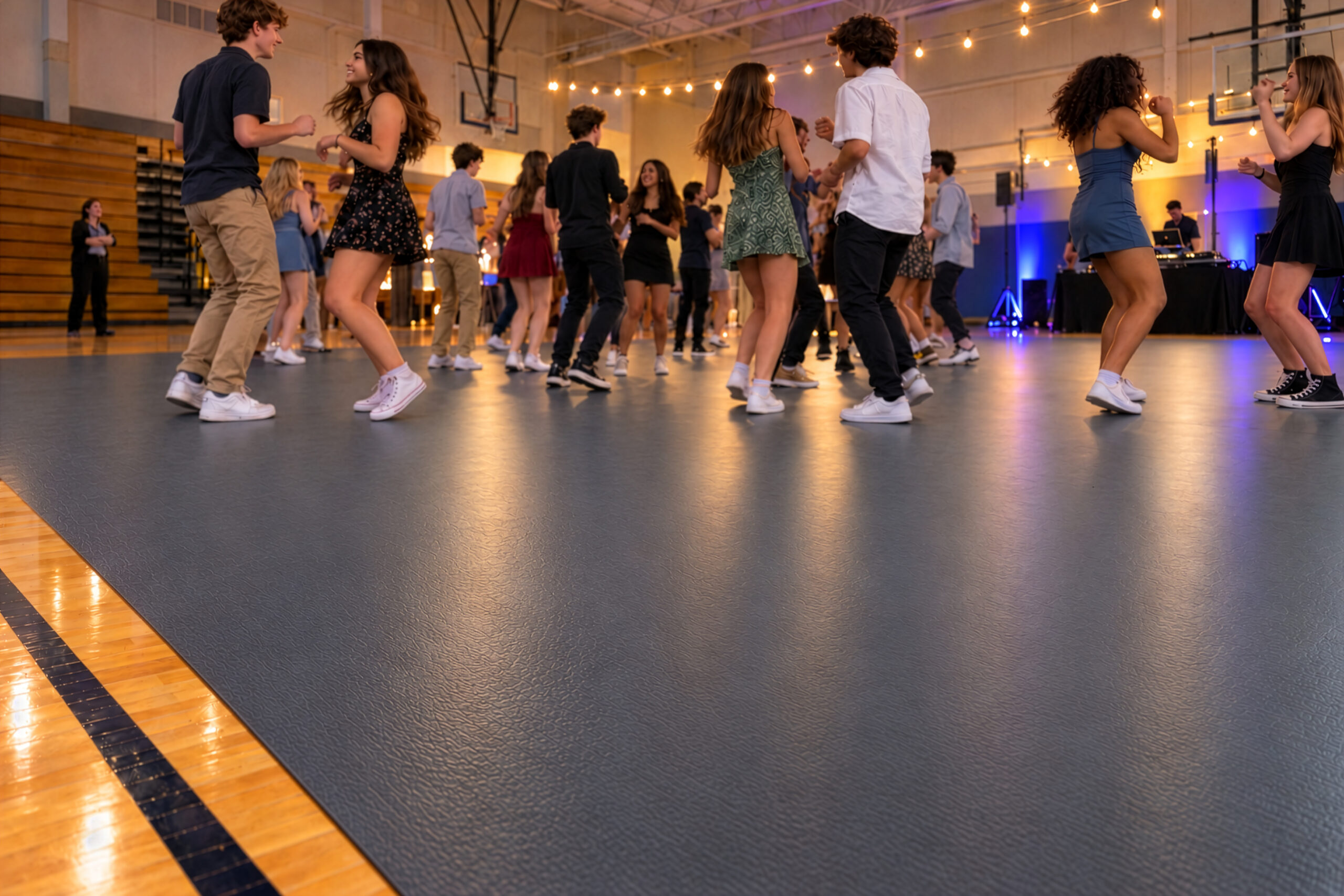 Multi-use event space with G-Floor Sport flooring
