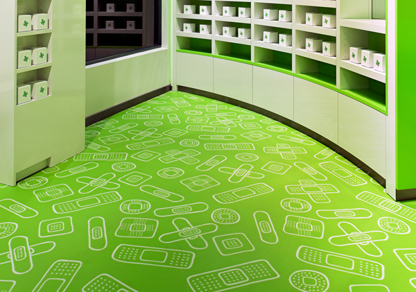 G-Floor Graphic pharmacy flooring